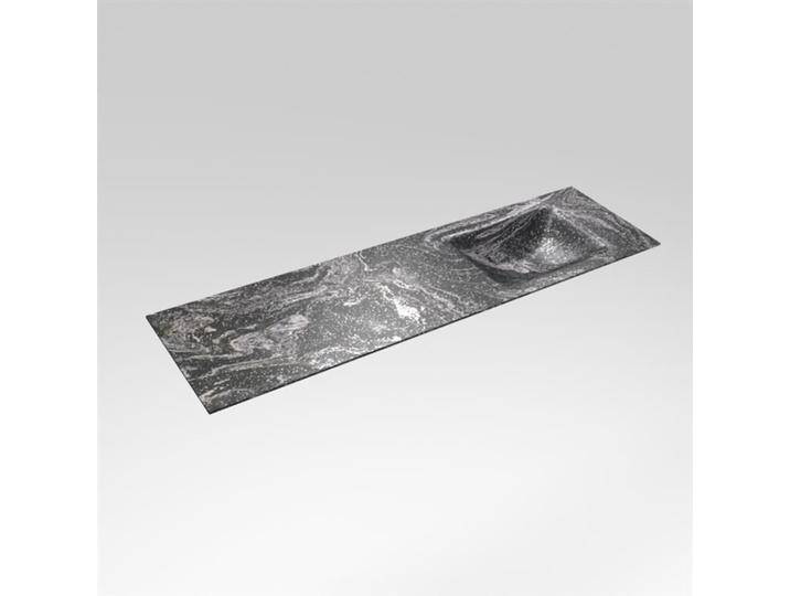 corian waschtisch 168 cm cloud waschbecken rechts lava corian waschtisch 168 cm cloud waschbecken rechts lava von Mondiaz