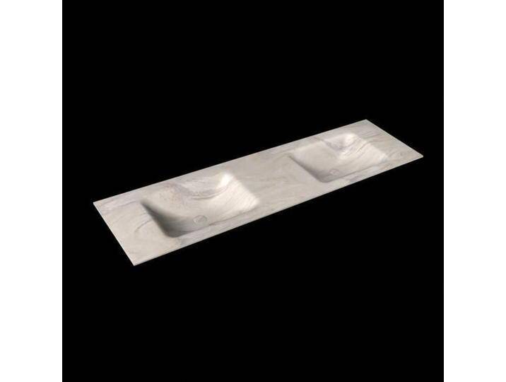 corian waschtisch 171 cm cloud doppel waschbecken ostra corian waschtisch 171 cm cloud doppel waschbecken ostra von Mondiaz