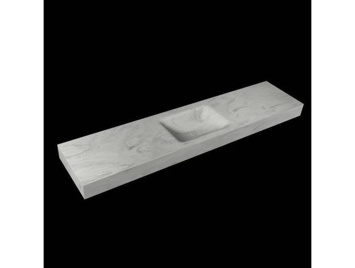 corian waschtisch 199 cm freihängend cloud waschbecken mittig... corian waschtisch 199 cm freihängend cloud waschbecken mittig... von Mondiaz