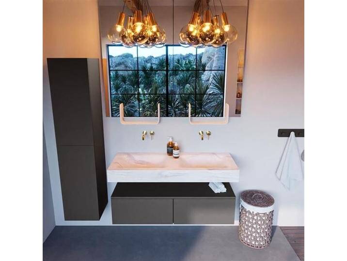 corian waschtisch set alan dlux 120 cm weiß marmor ostra... corian waschtisch set alan dlux 120 cm weiß marmor ostra... von Mondiaz
