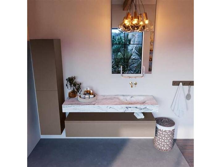 corian waschtisch set alan dlux 150 cm braun marmor glace... corian waschtisch set alan dlux 150 cm braun marmor glace... von Mondiaz