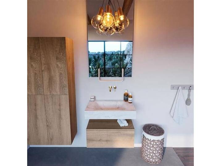 corian waschtisch set alan dlux 70 cm weiß marmor opalo... corian waschtisch set alan dlux 70 cm weiß marmor opalo... von Mondiaz