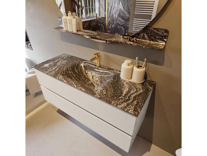 corian waschtisch set vica dlux 120 cm marmor optik becken... corian waschtisch set vica dlux 120 cm marmor optik becken... von Mondiaz