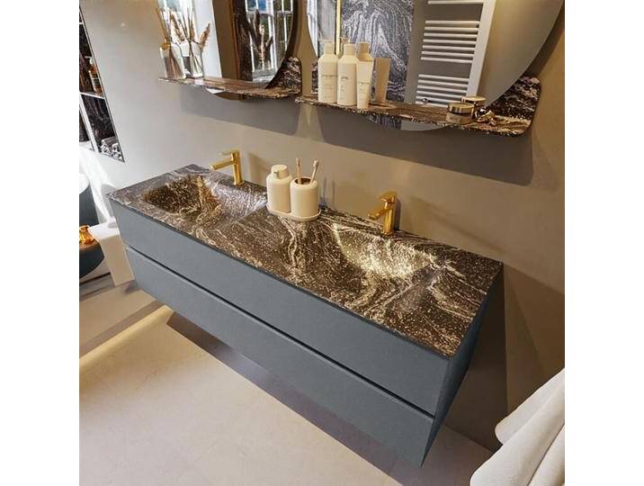 corian waschtisch set vica dlux 150 cm marmor optik... corian waschtisch set vica dlux 150 cm marmor optik... von Mondiaz