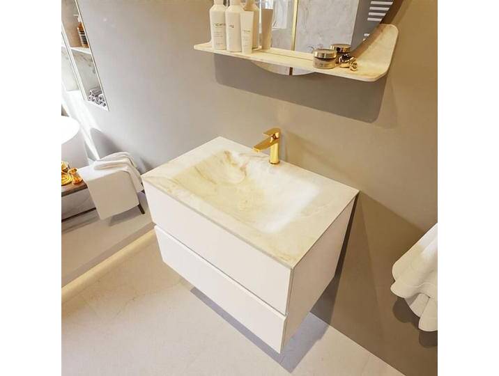 corian waschtisch set vica dlux 70 cm marmor optik becken... corian waschtisch set vica dlux 70 cm marmor optik becken... von Mondiaz