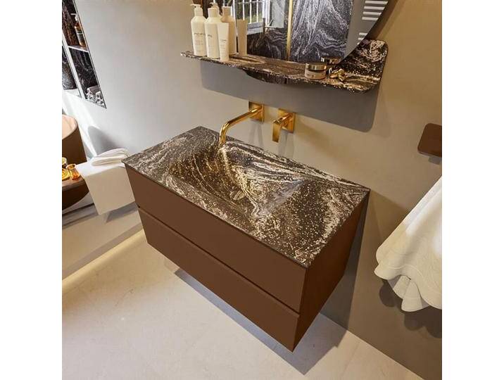 corian waschtisch set vica dlux 90 cm marmor optik becken... corian waschtisch set vica dlux 90 cm marmor optik becken... von Mondiaz