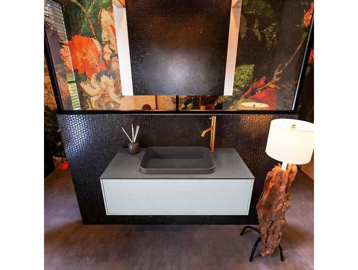 waschtisch mit unterschrank babyblau matt 100 cm ERIN... waschtisch mit unterschrank babyblau matt 100 cm ERIN... von Mondiaz