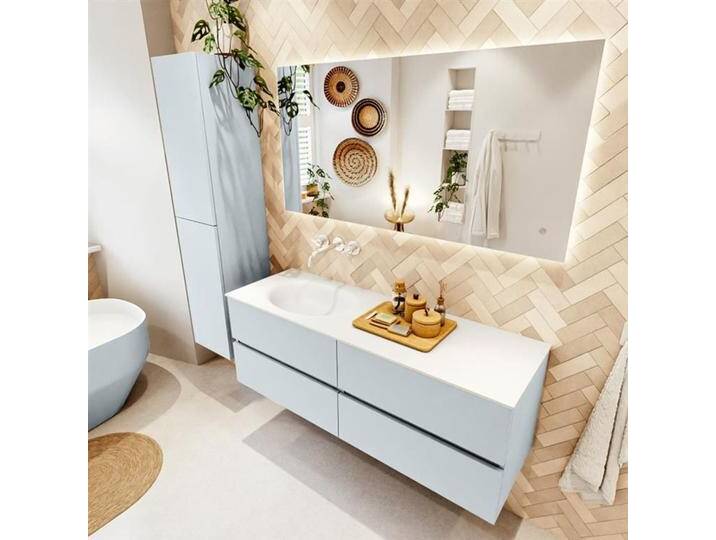 waschtisch mit unterschrank babyblau vica 140 cm... waschtisch mit unterschrank babyblau vica 140 cm... von Mondiaz