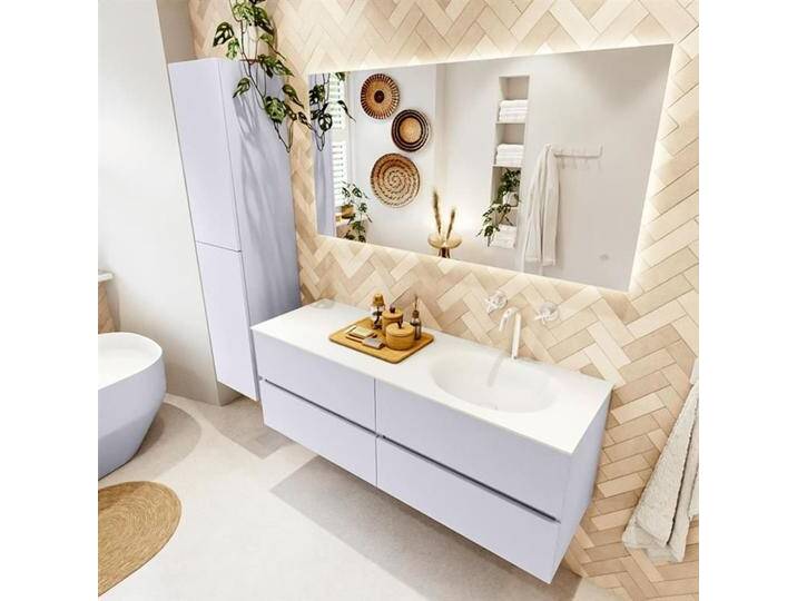 waschtisch mit unterschrank lavendel vica 140 cm... waschtisch mit unterschrank lavendel vica 140 cm... von Mondiaz