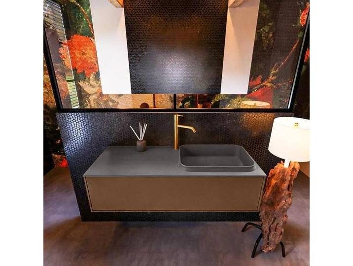 waschtisch mit unterschrank rost matt 120 cm ERIN waschtisch... waschtisch mit unterschrank rost matt 120 cm ERIN waschtisch... von Mondiaz