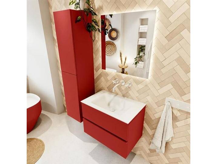 waschtisch mit unterschrank rot vica 70 cm VICA70Fir2LM0CLTal waschtisch mit unterschrank rot vica 70 cm VICA70Fir2LM0CLTal von Mondiaz