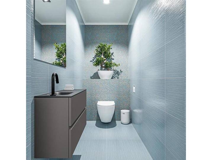 waschtisch set gäste wc ADA 80 cm dunkelgrau FK75342128 waschtisch set gäste wc ADA 80 cm dunkelgrau FK75342128 von Mondiaz
