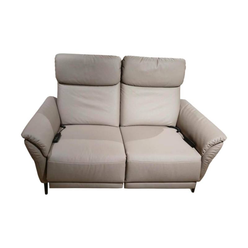Sofa Sunatra Stoff Caballo Light Grey Grau Metallfuß Schwarz Matt Mit Motorische... von Mondo