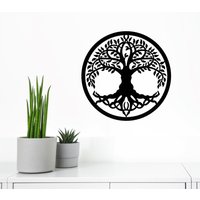 Baum Des Lebens | Wandkunst Aus Metall Wohndeko Wanddeko Geschenk Neues Wohngeschenk Lebensbaum Symbol Design von MoneaMetalDesign
