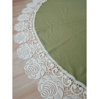 Zauberhafte Vintage Tischdecke Von H. Leupoldt - Shabby Chic Zauberhafte Vintage Tischdecke Von H. Leupoldt - Shabby Chic von MonesShabbyChic