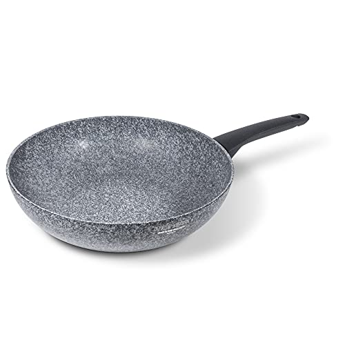 Moneta Sinfonia Wok 28 cm auch für Induktion, verstärkt mit Mineralpartikeln, hergestellt in Italien von Moneta