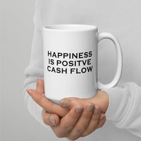 Happiness Is Positive Cashflow Tasse | Lustige Finance Meme Kaffeetasse Trader Geschenk Investoren Mug Börsen Becher Happiness Is Positive Cashflow Tasse | Lustige Finance Meme Kaffeetasse Trader Geschenk Investoren Mug Börsen Becher von Moneting