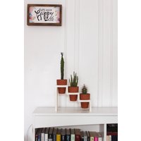 3-stufiger Übertopf + Tontopf/3D Gedruckter Biokunststoff Pflanzenhalter Kaktus Sukkulenten Terracotta Pla Blume Garten Zuhause von MonetteDesignCo