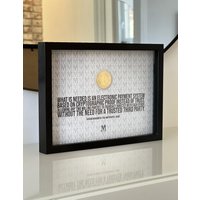 Bitcoin Satoshi Nakamoto Zitat Dekoration Büro Deko Krypto Poster von MoneyArtOfficial