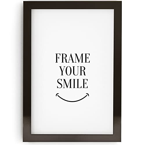 MONFRAME Bilderrahmen Modern - 50x70 cm - Schwarz glanz - mit Acrylglas von Monframe