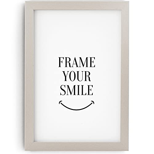 MONFRAME Bilderrahmen Modern - 61x91,5 cm - Aluminium Optik - mit Acrylglas von Monframe