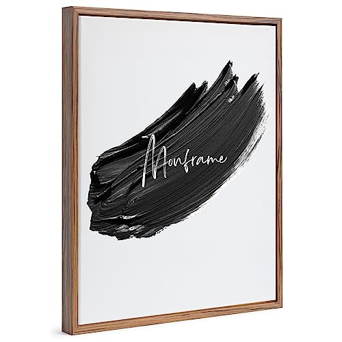 Monframe Schattenfugenrahmen - 50x100 cm - Nussbaum - für Leinwandbilder auf Keilrahmen - Leerrahmen ohne Glas und Rückwand Monframe Schattenfugenrahmen - 50x100 cm - Nussbaum - für Leinwandbilder auf Keilrahmen - Leerrahmen ohne Glas und Rückwand von Monframe