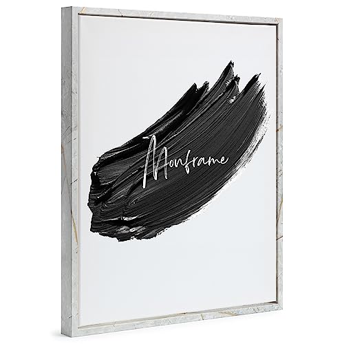 Monframe Schattenfugenrahmen - 70x100 cm - Marmor Grau - für Leinwandbilder auf Keilrahmen - Leerrahmen ohne Glas und Rückwand Monframe Schattenfugenrahmen - 70x100 cm - Marmor Grau - für Leinwandbilder auf Keilrahmen - Leerrahmen ohne Glas und Rückwand von Monframe