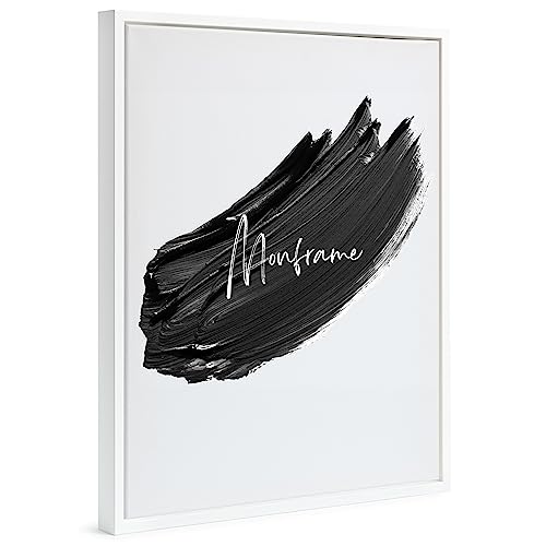 Monframe Schattenfugenrahmen - 80x90 cm - Weiß - für Leinwandbilder auf Keilrahmen - Leerrahmen ohne Glas und Rückwand Monframe Schattenfugenrahmen - 80x90 cm - Weiß - für Leinwandbilder auf Keilrahmen - Leerrahmen ohne Glas und Rückwand von Monframe