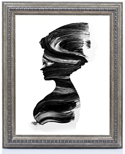 Monframe barocker Bilderrahmen Luxor - 50x50 cm Silber - Echtholzrahmen im Antik Stil Monframe barocker Bilderrahmen Luxor - 50x50 cm Silber - Echtholzrahmen im Antik Stil von Monframe
