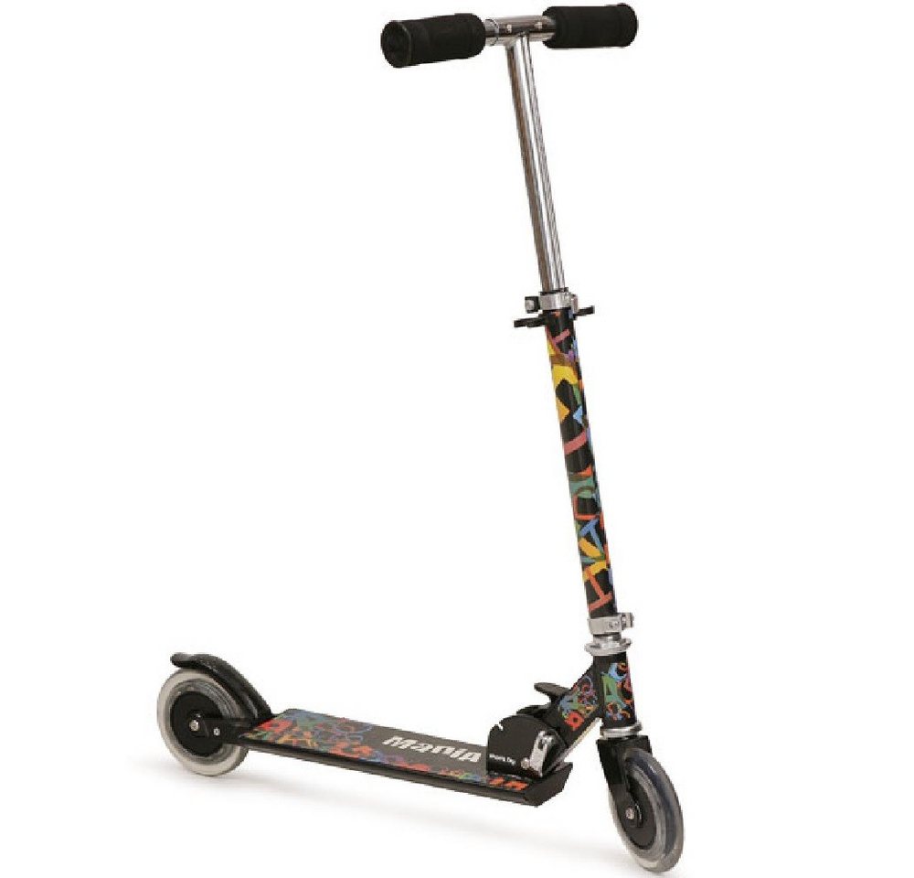 Moni Cityroller Kinderroller Magic PU-Räder, Scooter Höhe einstellbar, zusammenklappbar, PU-Räder 125 mm von Moni