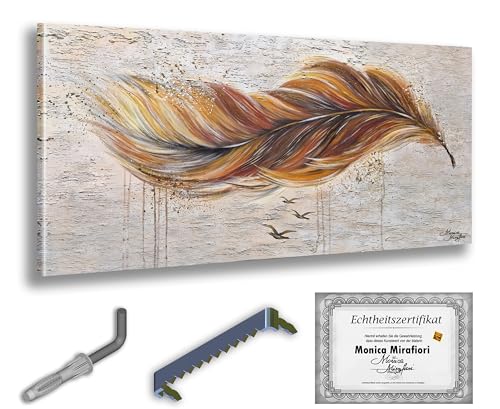 Monica Mirafiori I 100% HANDGEMALT I Gemälde Brown Feather I 100x50cm | Gemälde Handgemalt | Acrylgemälde | Sehr Großes Acrylbild I Moderne Kunst I Kunstbilder Monica Mirafiori I 100% HANDGEMALT I Gemälde Brown Feather I 100x50cm | Gemälde Handgemalt | Acrylgemälde | Sehr Großes Acrylbild I Moderne Kunst I Kunstbilder von Monica Mirafiori