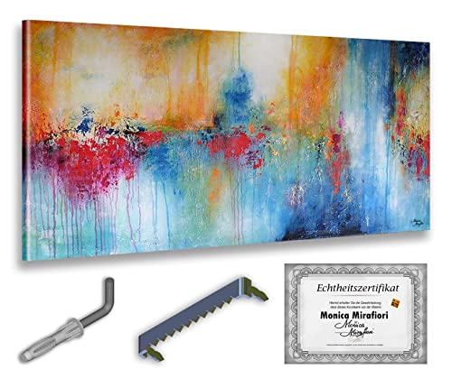 Monica Mirafiori I 100% HANDGEMALT I Gemälde Fantastisch 100x50cm | Gemälde Handgemalt | Acrylgemälde | Sehr Großes Acrylbild I Moderne Kunst I Kunstbilder von Monica Mirafiori