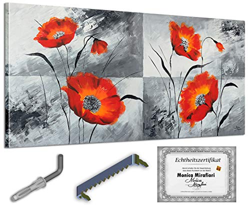 Monica Mirafiori I 100% HANDGEMALT I Gemälde Mohnblumen 140x70cm | Gemälde Handgemalt | Acrylgemälde | Sehr Großes Acrylbild I Moderne Kunst I Kunstbilder Monica Mirafiori I 100% HANDGEMALT I Gemälde Mohnblumen 140x70cm | Gemälde Handgemalt | Acrylgemälde | Sehr Großes Acrylbild I Moderne Kunst I Kunstbilder von Monica Mirafiori