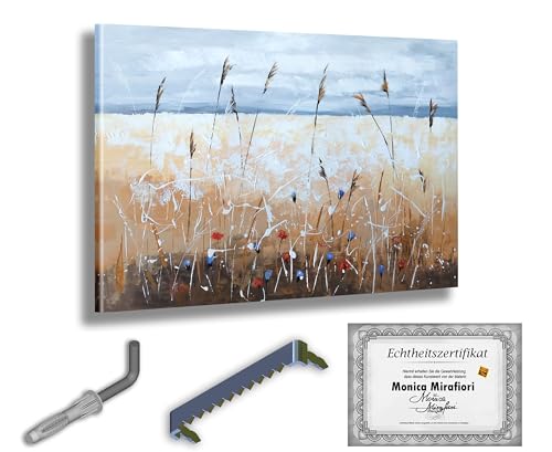 Monica Mirafiori I 100% HANDGEMALT I Gemälde Natur 100x70cm | Gemälde Handgemalt | Acrylgemälde | Sehr Großes Acrylbild I Moderne Kunst I Kunstbilder von Monica Mirafiori