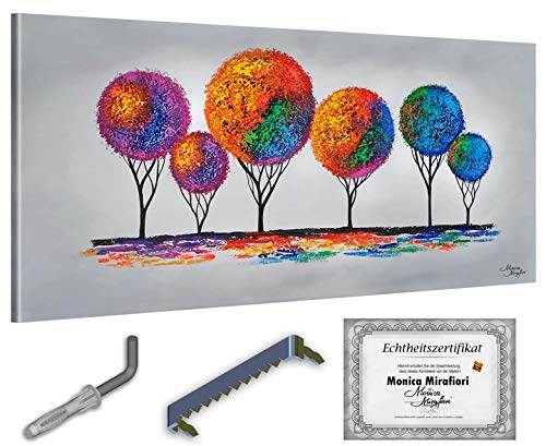 Monica Mirafiori I 100% HANDGEMALT I Gemälde Lemon Tree 120x60cm | Gemälde Handgemalt | Acrylgemälde | Sehr Großes Acrylbild I Moderne Kunst I Kunstbilder von Monica Mirafiori