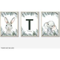 Safari Tierkinderzimmer Poster Personalisiertes Dschungel Dekor | Ungerahmt von MonicaDesignsStudio