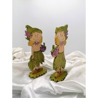 Herbstdeko Aus Holz - Zwei Süße Weinwichtel H 25 cm B 11 Handarbeit Bayern Handbemalt Innendeko Wichtel Geschenk Zwerg Gnom Herbstdeko Aus Holz - Zwei Süße Weinwichtel H 25 cm B 11 Handarbeit Bayern Handbemalt Innendeko Wichtel Geschenk Zwerg Gnom von MonisKunstladen