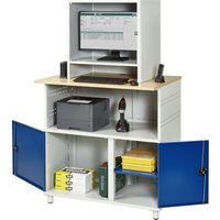 RAU Computer-Tisch mit Monitorgehäuse, stationär von RAU