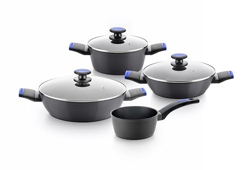 MONIX Martín Berasategui | Batería de cocina 7 piezas, Aluminio Forjado con Antiadherente, sin PFOA, Apta para todo tipo de Cocinas incluida Inducción MONIX Martín Berasategui | Batería de cocina 7 piezas, Aluminio Forjado con Antiadherente, sin PFOA, Apta para todo tipo de Cocinas incluida Inducción von Monix