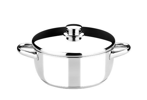 MONIX Optima | 24-cm-Topf mit Deckel aus 18/10-Edelstahl von Monix