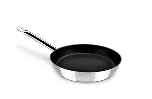 Monix Chef Non-Stick Bratpfanne, 18 cm, Edelstahl 18/10, mit Antihaftbeschichtung, für alle Herdarten geeignet, auch Induktion von Monix