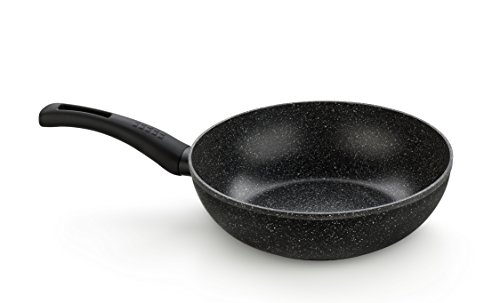 MONIX bratwok, Metall, Dunkelgrau/Anthrazit, 28 cm von Monix