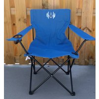 Benutzerdefinierter Outdoor Nautical Beach Chair - Monogramm Klappstuhl Für Erwachsene Teen Camp Anker Sportstuhl Personalisierter Stuhl von MonkaDunkCreations