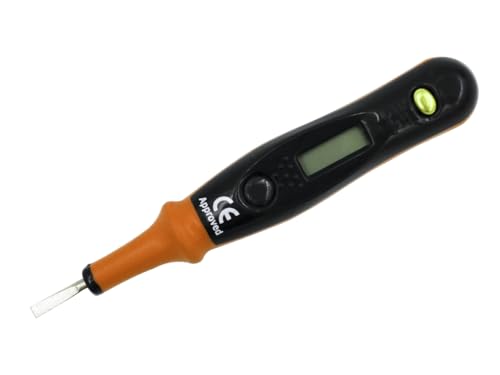 133 mm digitaler Schraubendreher zur Messung der elektrischen Spannung. Kompakt und präzise, perfekt für Profis, die schnelle und sichere Messungen in elektrischen Systemen benötigen. 133 mm digitaler Schraubendreher zur Messung der elektrischen Spannung. Kompakt und präzise, perfekt für Profis, die schnelle und sichere Messungen in elektrischen Systemen benötigen. von Monkey Ladder