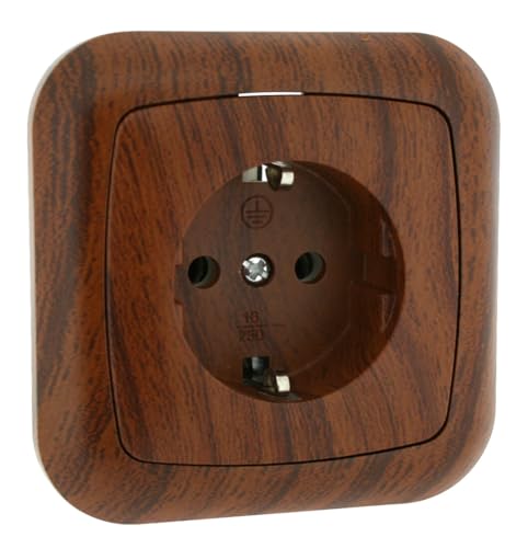 Elektrische Mechanismen DH - Mechanismen DH - 36.530/B/MD STECKER T.T.L. HOLZ von Monkey Ladder