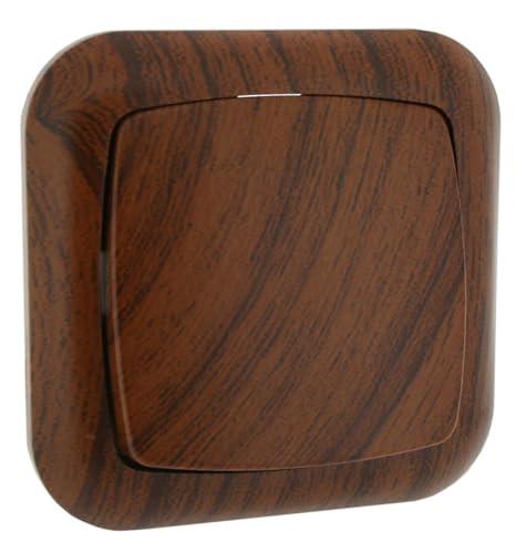 Elektrische Mechanismen DH - Mechanismen DH - 36.530/C/MD SCHALTER HOLZ von Monkey Ladder