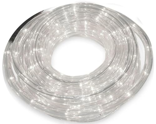 Flexibler LED-Schlauch, weiß, IP44, 50 m, mit Wasserschutz, ideal für den Innen- und Außenbereich, entworfen für: Dekoration und Ambiente Flexibler LED-Schlauch, weiß, IP44, 50 m, mit Wasserschutz, ideal für den Innen- und Außenbereich, entworfen für: Dekoration und Ambiente von Monkey Ladder