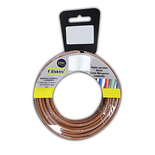 Kabeltrommel H07Z1-K 2,50mm² braun 10m ideal für Elektroinstallationen und Verbindungen im Außenbereich von Monkey Ladder