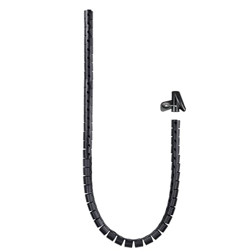 Kabelmanschette, 2 m, Schwarz, Kabelaufwicklung, Kabelabdeckung, flexibler Kabel-Organizer, 25 mm Durchmesser von Monkey Ladder