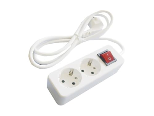Modulare Basis II Halterung mit T/T-Buchse, Kabel 3 x 1,5 und Switch. Perfekt für effektive und sichere elektrische Installationen und gewährleistet Funktionalität bei allen elektrischen Projekten. von Monkey Ladder